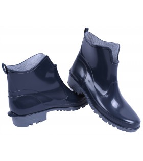 Dunkelblaue, kurze Gummistiefel Regenstiefe Gartenstiefel LEMIGO