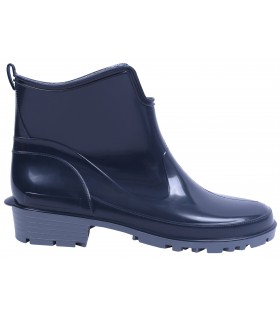 Dunkelblaue, kurze Gummistiefel Regenstiefe Gartenstiefel LEMIGO