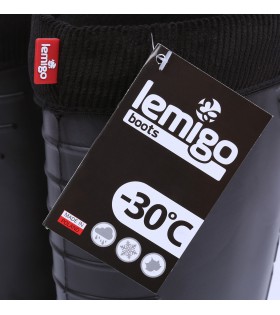 Schwarze Gummistiefel für Herren GRENLANDER LEMIGO