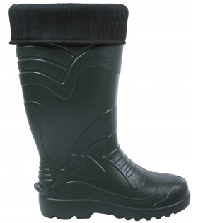 Olivgrüne, hohe Herren-Gummistiefel KOLMAX