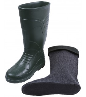 Olivgrüne, hohe Herren-Gummistiefel KOLMAX