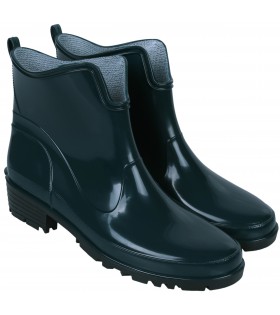 Dunkelgrüne, kurze Gummistiefel Regenstiefel Gartenstiefel LEMIGO