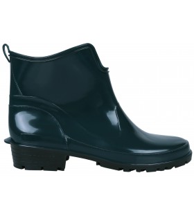 Dunkelgrüne, kurze Gummistiefel Regenstiefel Gartenstiefel LEMIGO