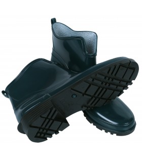 Dunkelgrüne, kurze Gummistiefel Regenstiefel Gartenstiefel LEMIGO