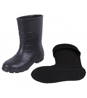 Schwarze Gummistiefel für Teenager ASPEN LEMIGO