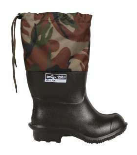 Gefütterte Militär-Gummistiefel mit Kragen Lemigo