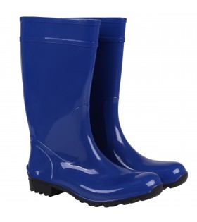 Blaue lange Gummistiefel Regenstiefel Gartenschuhe  Regenschuhe fest wasserdicht bequem ILSE LEMIGO