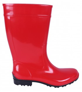 Rote lange Gummistiefel Regenstiefel Gartenschuhe Regenschuhe bequem wasserdicht ILSE LEMIGO