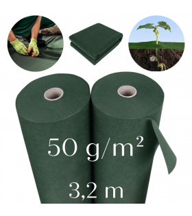 GARTENVLIES UNKRAUTVLIES GREEN 50g mit UV-Schutz 3,2m