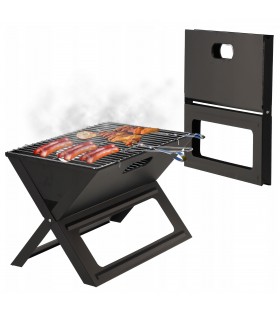 Tragbarer Klappgrill 45x30x30 cm