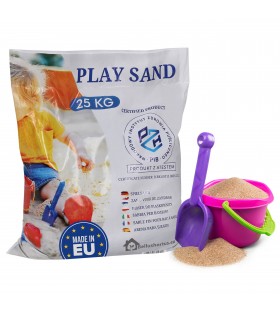 Gewaschener Sand für den Sandkasten 0-2 mm mit PZH-Zertifikat 25kg