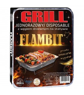 Einweg-Holzkohlegrill, 30x25cm Touristengrill