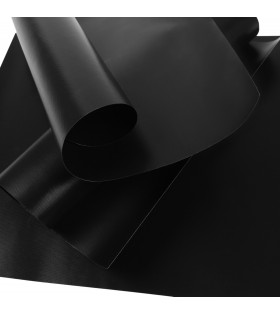 3x Schwarze Grillmatte aus Teflon, Backofenmatte 40x33cm