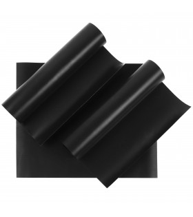 3x Schwarze Grillmatte aus Teflon, Backofenmatte 40x33cm