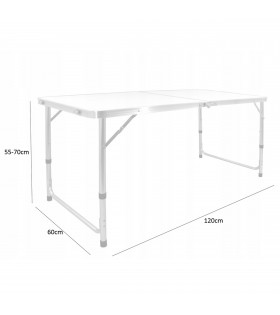 Faltbarer Reise-Komplettsatz - Tisch + 4 Stühle 120x80x70 cm