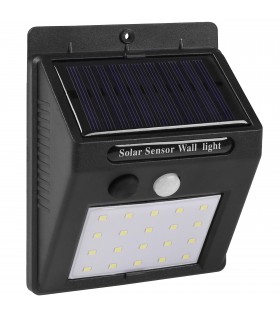 Solar-/Halogenlampe mit Bewegungsmelder 20 LED