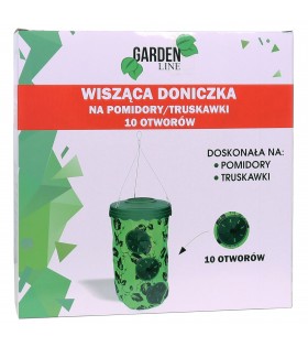 Wisząca doniczka na pomidory lub truskawki, 10 otworów