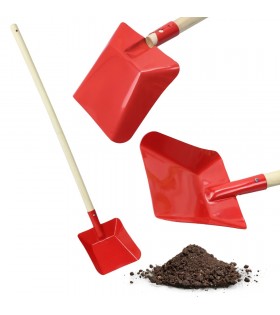 Łopata, czerwona "mały ogrodnik", łopata dla dziecka 85x15 cm