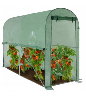 Gartengewächshaus für Tomaten mit zusätzlicher Belüftung 3x1x2 m