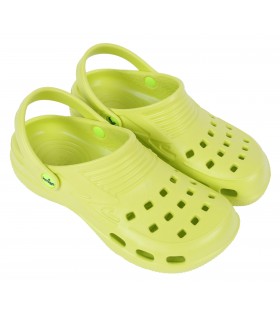 Limonengrüne Crocs-Flip-Flops LEMIGO