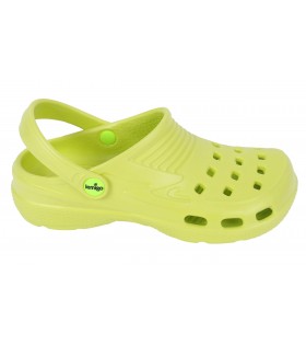 Limonengrüne Crocs-Flip-Flops LEMIGO