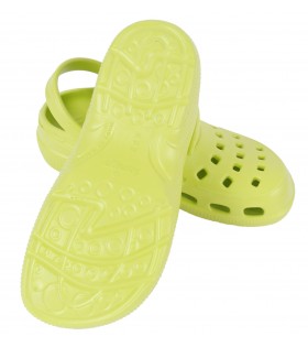 Limonengrüne Crocs-Flip-Flops LEMIGO