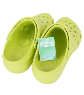 Limonengrüne Crocs-Flip-Flops LEMIGO