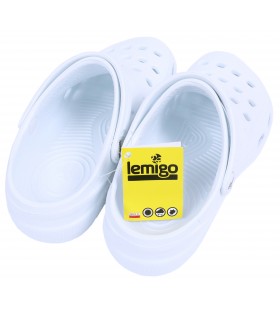 Weiße Berufschuhe/Berufsclogs LEMIGO