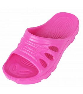 Pinke Flip-Flops/Badelatschen Hausschuhe IBIZA DEMAR superleciht bequem