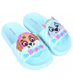 Pfefferminzfarbige leichte Badelatschen/Flip-Flops für Mädchen Paw Patrol Nickelodeon