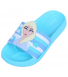 Blaue Flip-Flops für Mädchen Anna und Elsa FROZEN 3D