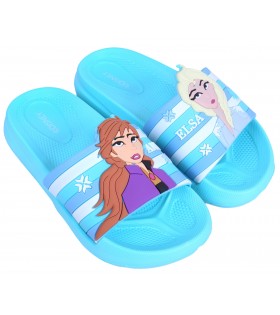 Blaue Flip-Flops für Mädchen Anna und Elsa FROZEN 3D