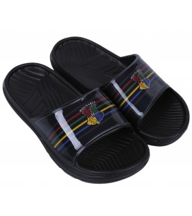 Schwarze Flip-Flops mit Wappen von HOGWARTS Harry Potter