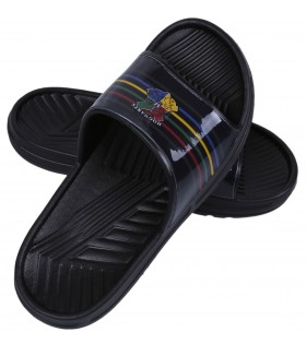 Schwarze Flip-Flops mit Wappen von HOGWARTS Harry Potter