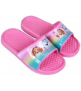 Rosafarbene Badelatschen/Flip-Flops für Mädchen PAW PATROL