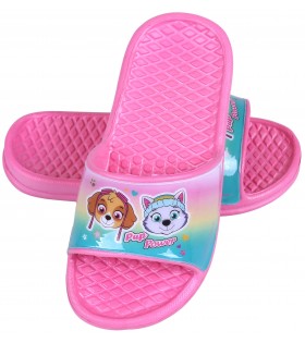 Rosafarbene Badelatschen/Flip-Flops für Mädchen PAW PATROL