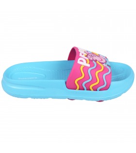 Blau-pinke leichte Badeschuhe/Hausschuhe für Mädchen Peppa Wutz