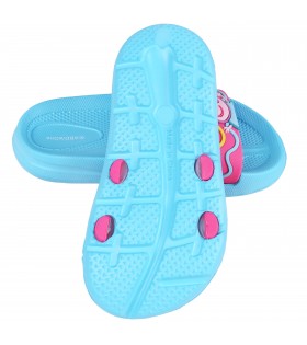 Blau-pinke leichte Badeschuhe/Hausschuhe für Mädchen Peppa Wutz