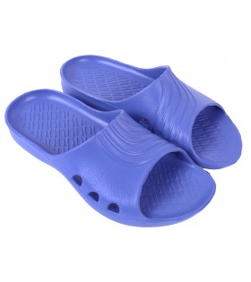 Blaue Badelatschen Badeschuhe Flip-Flops Hausschuhe für Kinder fest superleicht rutschfest BAMBINO LEMIGO