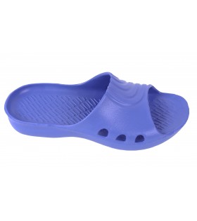 Blaue Badelatschen Badeschuhe Flip-Flops Hausschuhe für Kinder fest superleicht rutschfest BAMBINO LEMIGO