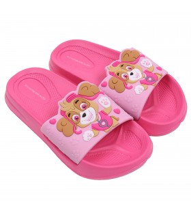 Pinke Badelatschen Badeschlappen Hausschuhe Duschschuhe Strand rutschfest dicke Sohle Skye PAW PATROL