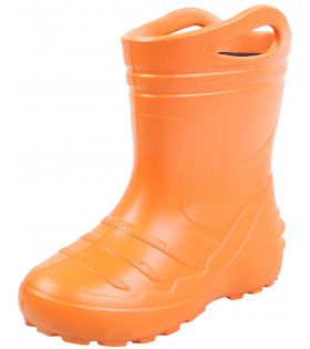 Orangefarbene Kinder-Gummistiefel, KOLMAX Gießkanne