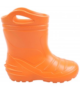 Orangefarbene Kinder-Gummistiefel, KOLMAX Gießkanne