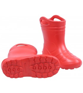 Rote Kinder-Gummistiefel, Gießkanne KOLMAX