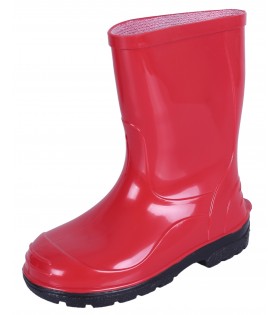 Rote Gummistiefel Regenschuhe Regenstiefel für Kinder wasserfest bequem OLI LEMIGO