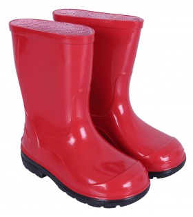 Rote Gummistiefel Regenschuhe Regenstiefel für Kinder wasserfest bequem OLI LEMIGO