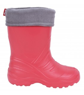 Korallenrote Regenstiefel/Gummistiefel für Kinder TERMIX LEMIGO