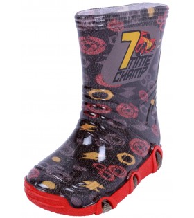 Schwarz-rote Gummistiefel Lightning McQueen ZETPOL