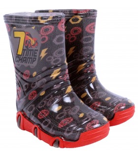 Schwarz-rote Gummistiefel Lightning McQueen ZETPOL