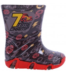 Schwarz-rote Gummistiefel Lightning McQueen ZETPOL